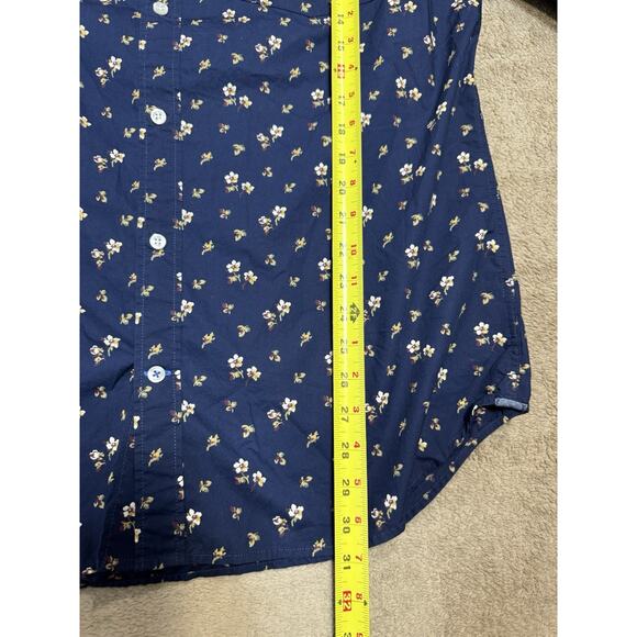 GAP Long Sleeves- Men's Button Down Shirt Floral Size XL Preppy - Picture 6 of 6